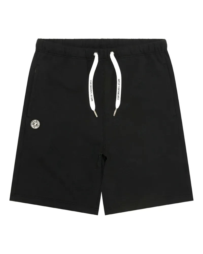 BAPE Shorts mit Logo - Schwarz Schwarz