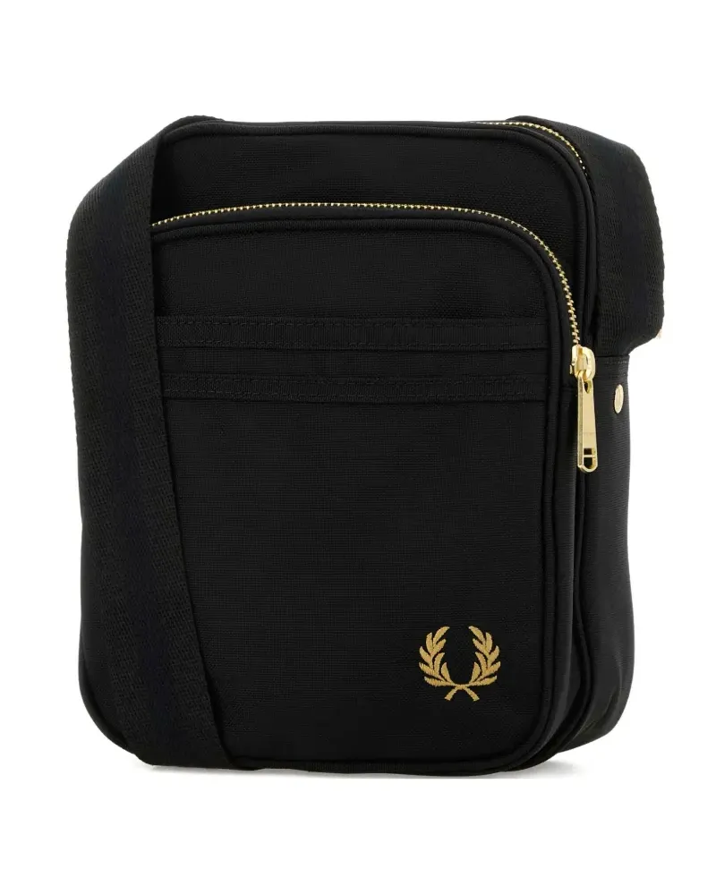 Fred Perry logo-detail messenger bag - Schwarz Schwarz