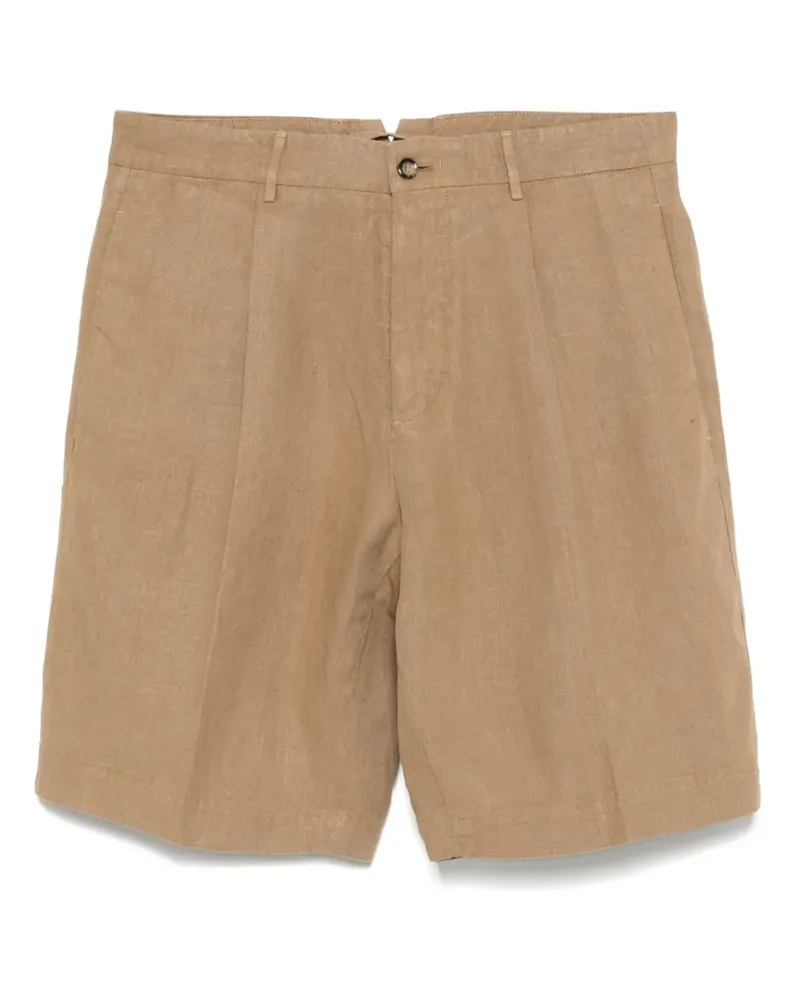 Dell'oglio Shorts aus Leinen - Braun Braun