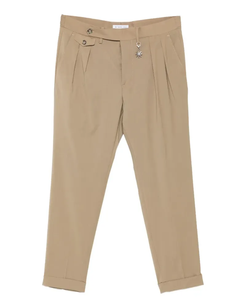 Manuel Ritz Bundfaltenhose mit Bündchen - Nude Nude