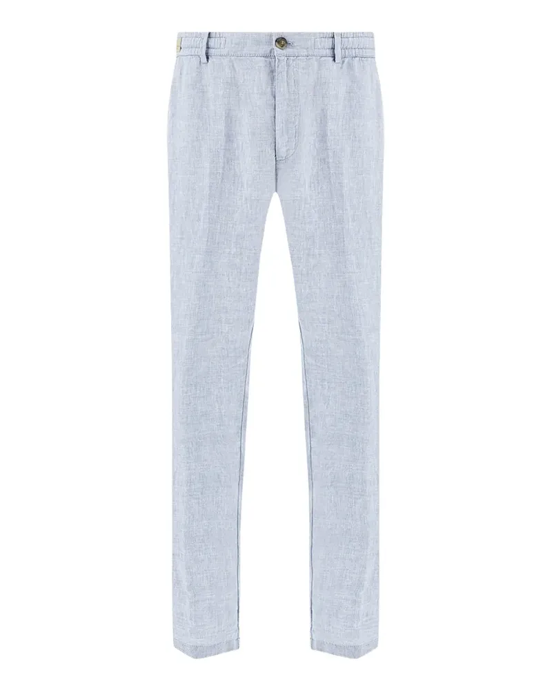 Paul & Shark linen chino trousers - Blau Blau