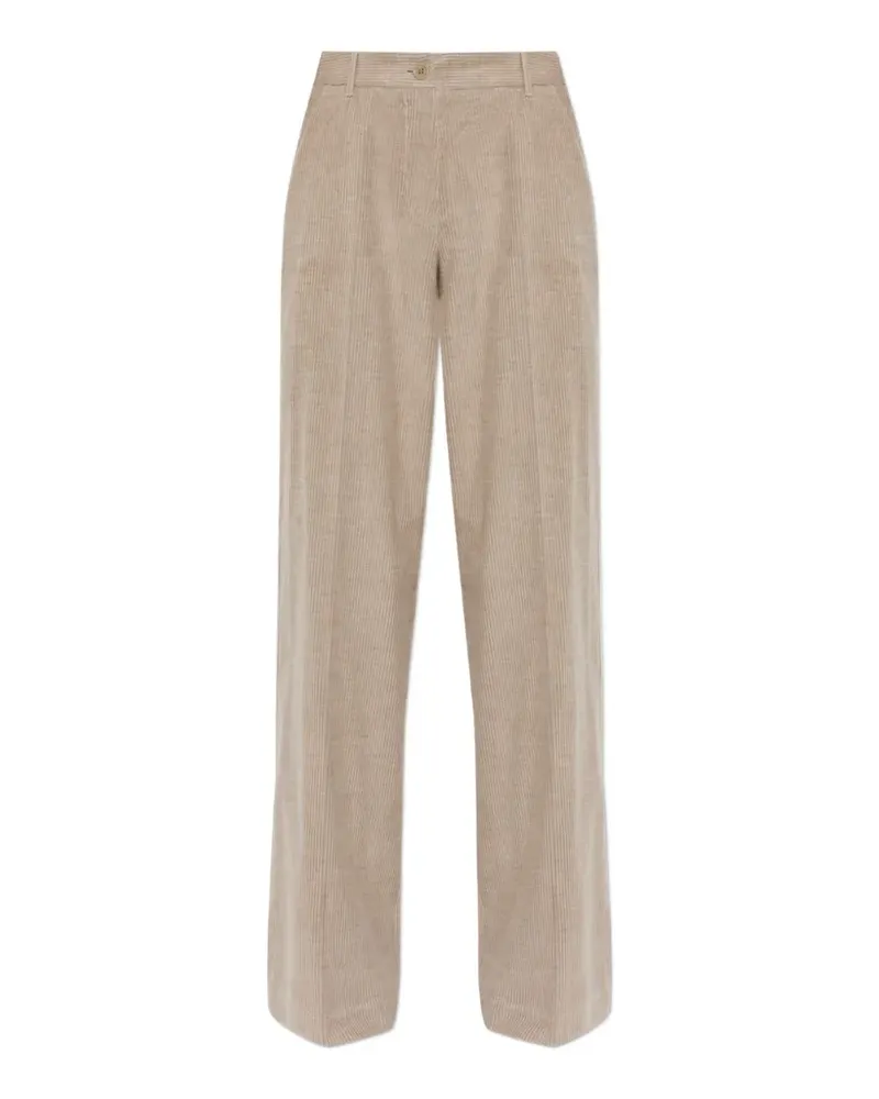 Paul & Shark corduroy palazzo pants - Nude Nude