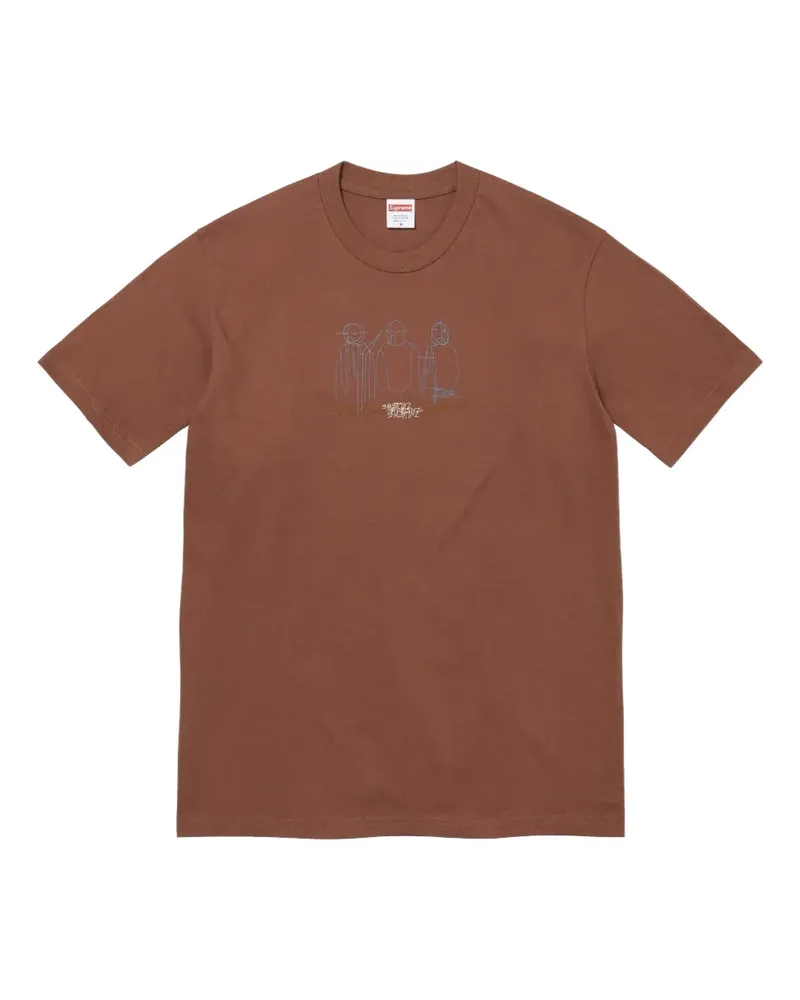 Supreme Being T-Shirt mit Three Kings-Print - Braun Braun
