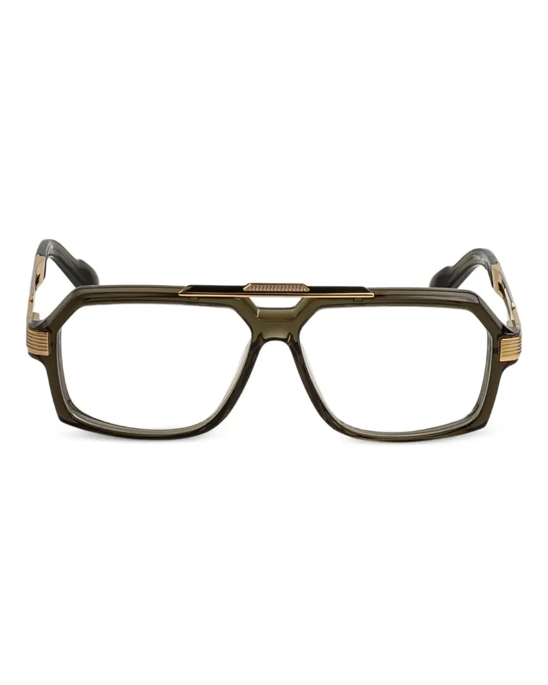 CAZAL 6034 Brille mit geometrischem Gestell - Grün Grün