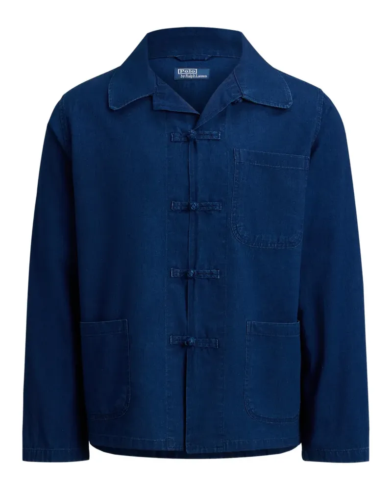 Ralph Lauren Hemdjacke mit Knöpfen - Blau Blau