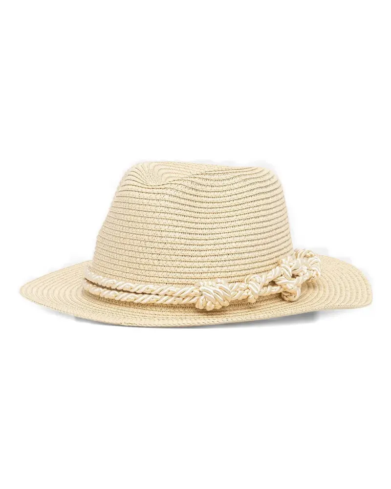 Twin-Set Fedora mit Band - Nude Nude