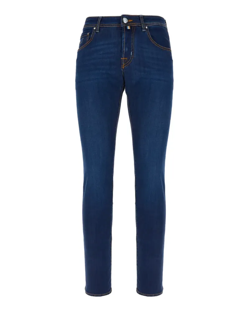 Jacob Cohën Jeans mit Logo-Patch - Blau Blau