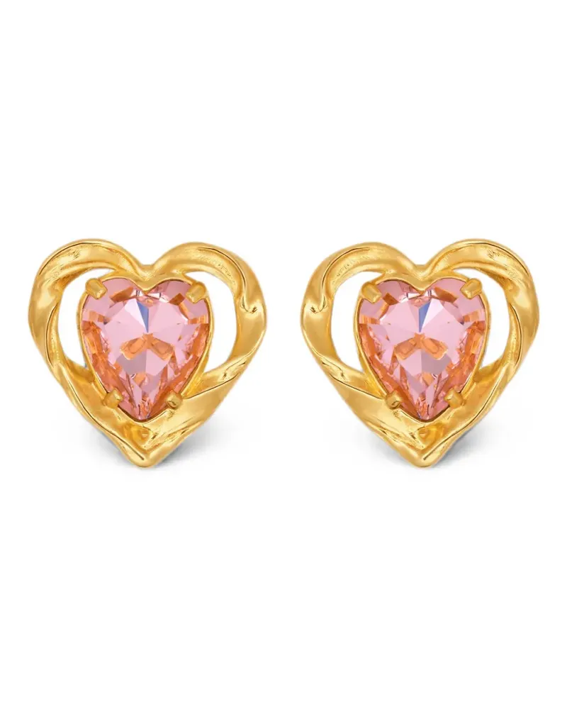 Oscar de la Renta Heart earrings - Gold Gold