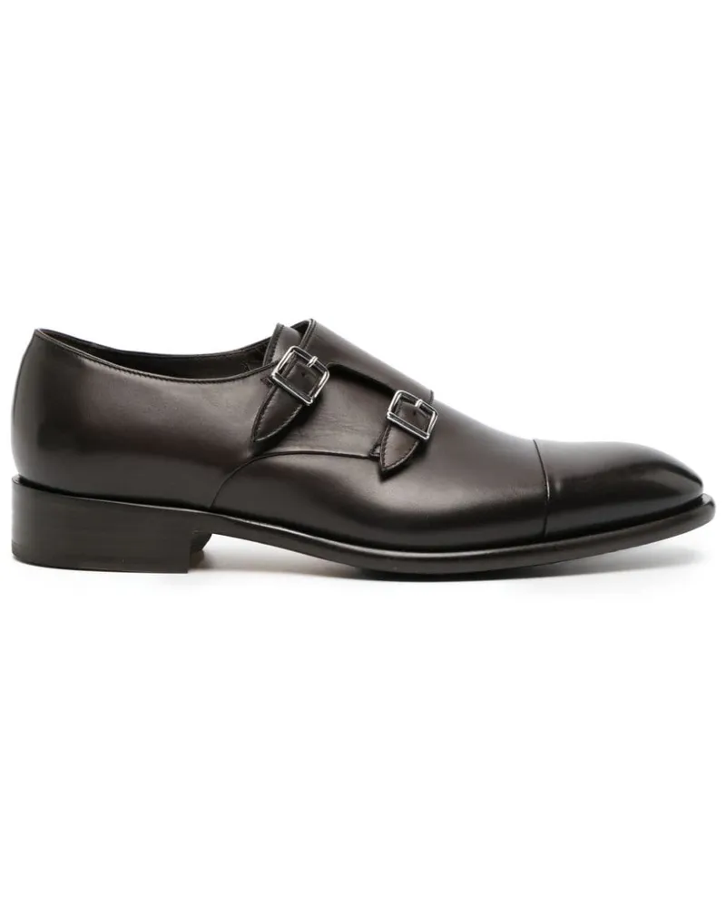 Doucal´s Monk-Schuhe mit Doppelriemen - Braun Braun