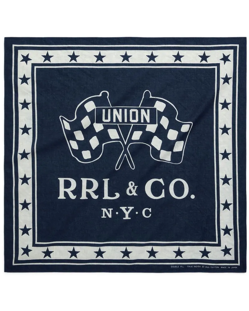Ralph Lauren Schal mit Logo-Print - Blau Blau