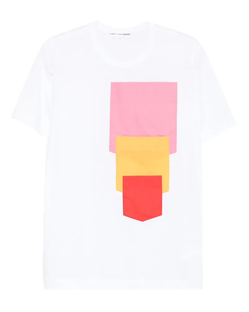 Comme des Garçons Klassisches T-Shirt - Weiß Weiß
