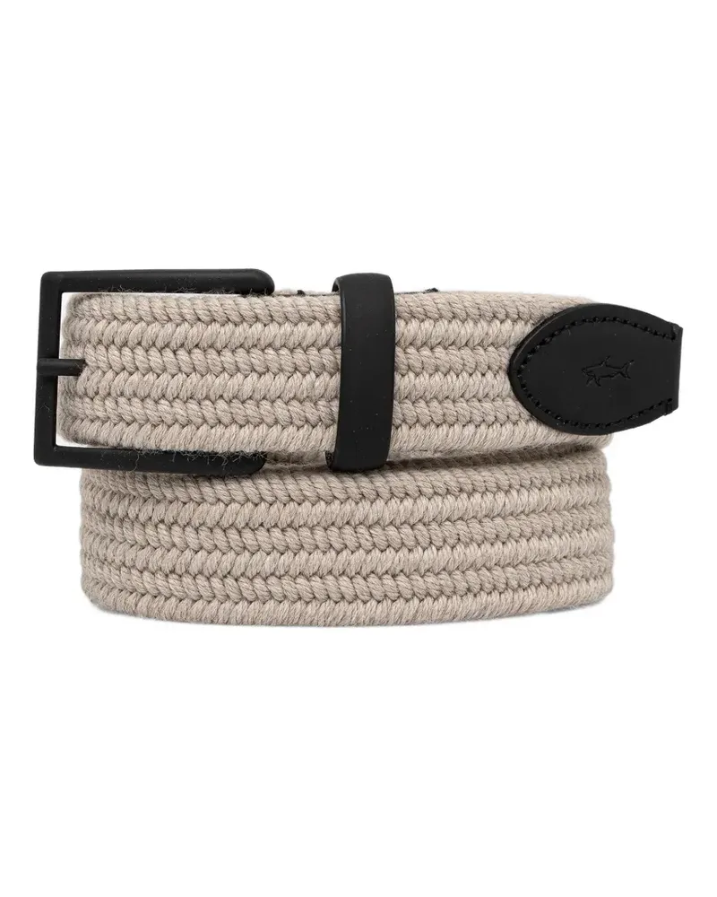 Paul & Shark Geflochtener Gürtel - Nude Nude