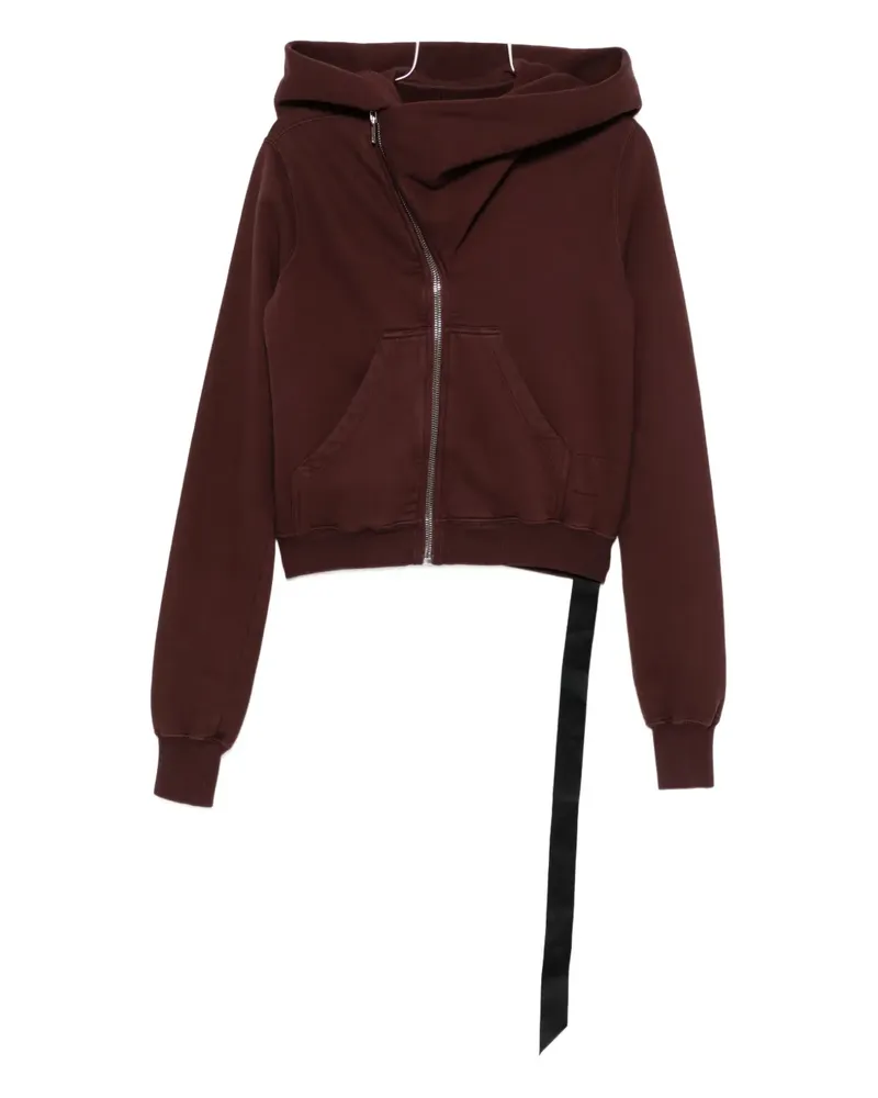 DRKSHDW by Rick Owens zip-up hoodie - Rot Rot