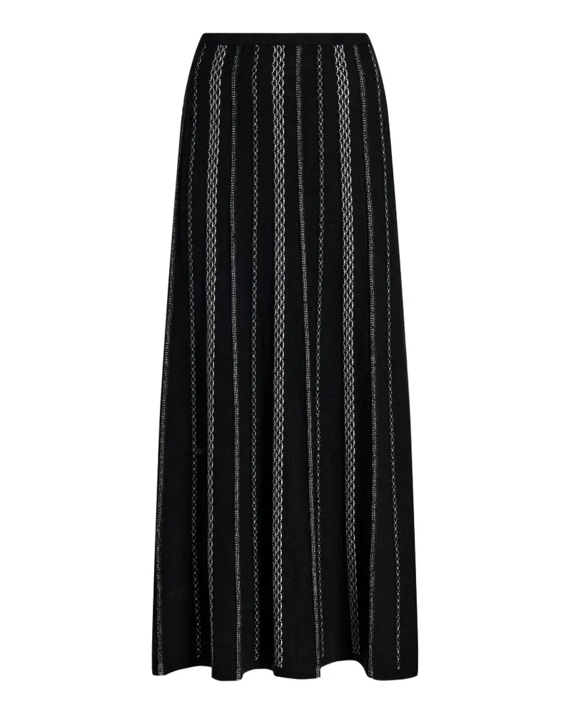Proenza Schouler Morena textured maxi skirt - Schwarz Schwarz