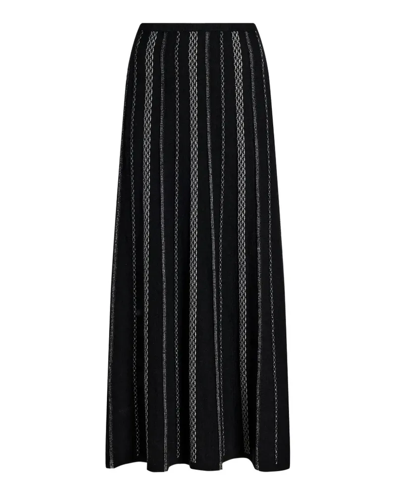 Proenza Schouler Strukturierter Morena Maxirock - Schwarz Schwarz