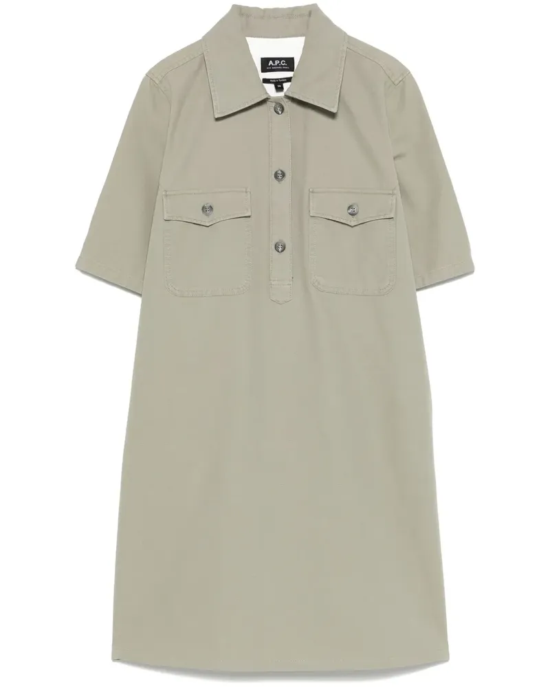 A.P.C. Selia Minikleid - Grün Grün