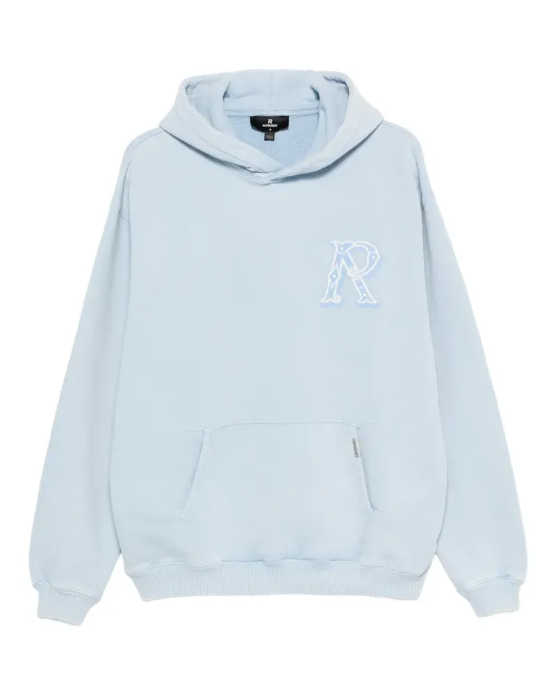 REPRESENT Hoodie mit Western Initial-Stickerei - Blau Blau