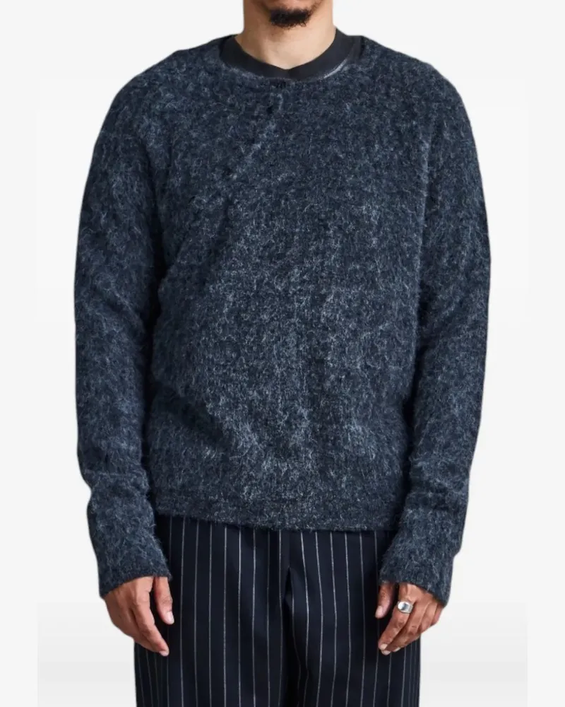 Saul Nash Nipple asymmetric sweater - Grau Grau