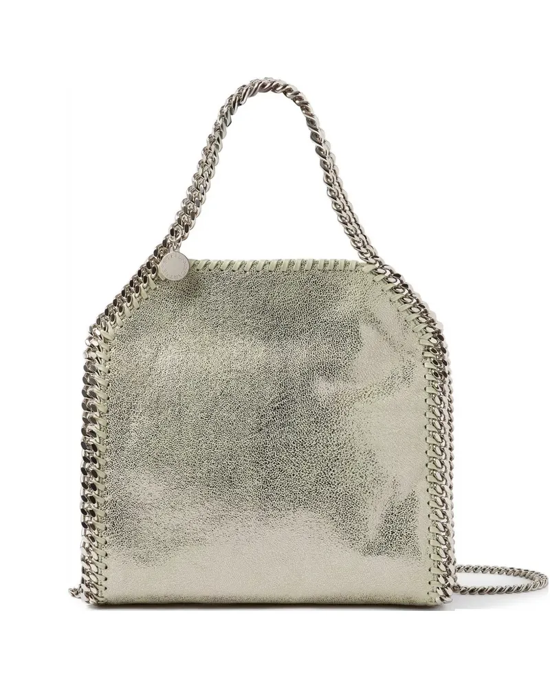 Stella McCartney mini Falabella metallic tote bag - Grün Grün