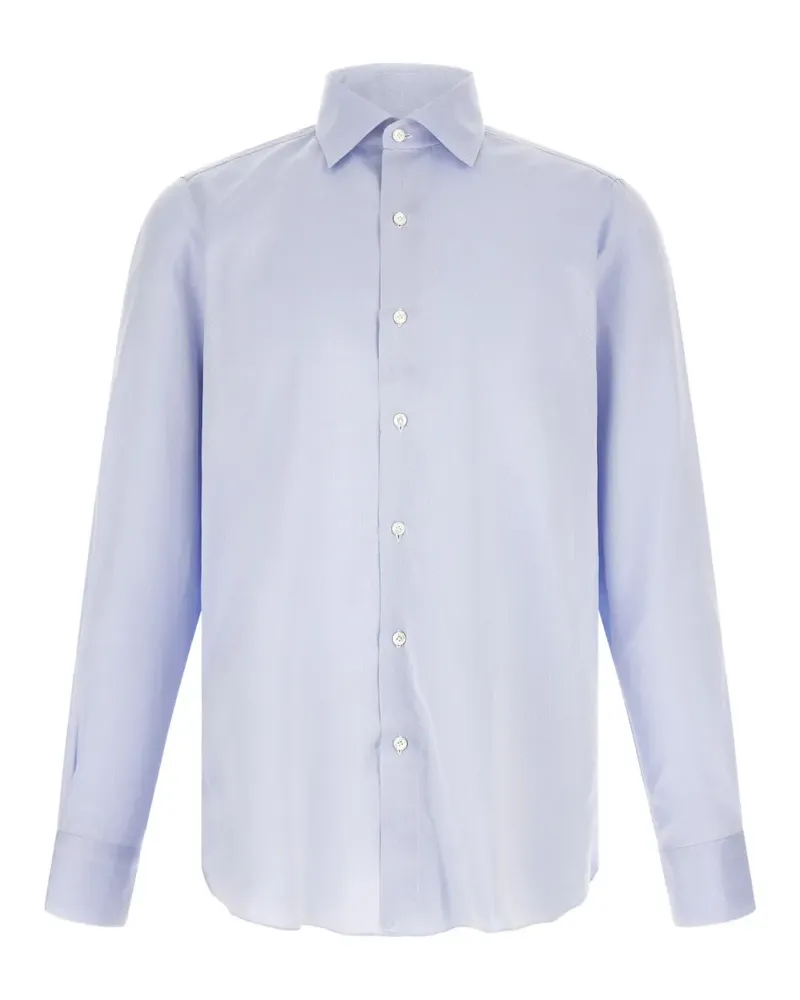 Finamore 1925 Napoli Hemd - Blau Blau