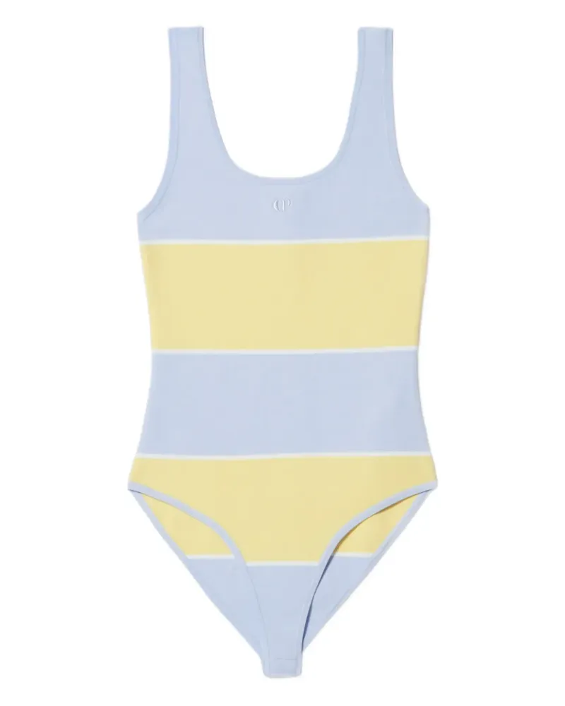Claudie Pierlot Gestreifter Body - Blau Blau