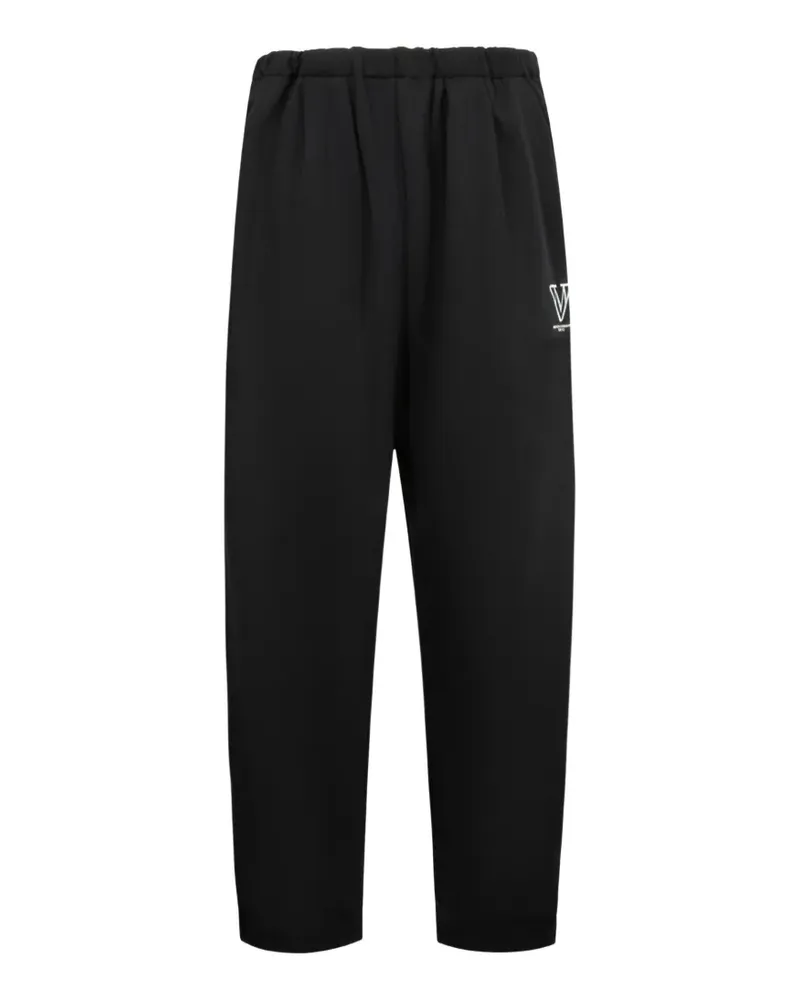 MIHARAYASUHIRO logo-patch track pants - Schwarz Schwarz