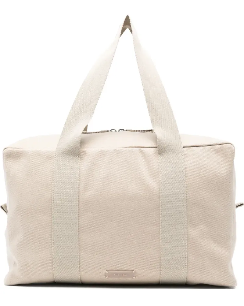 The Row Sisal Duffle tote bag - Nude Nude
