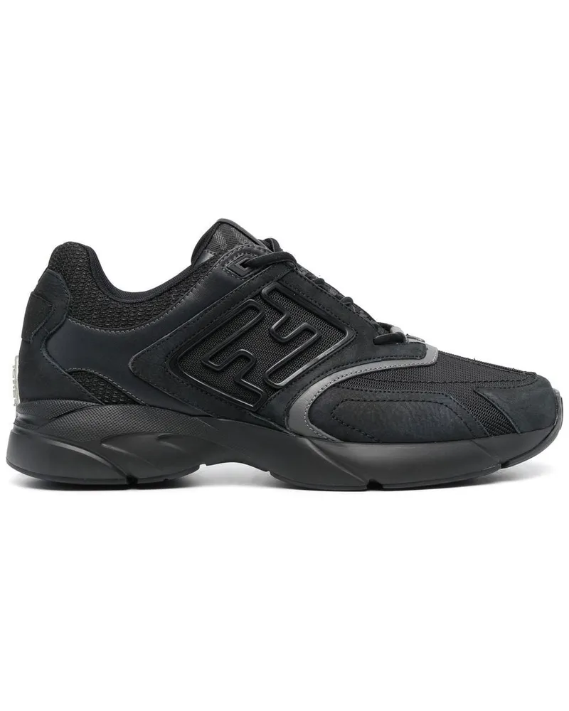 Fendi Sneakers mit Mesh-Einsätzen - Schwarz Schwarz