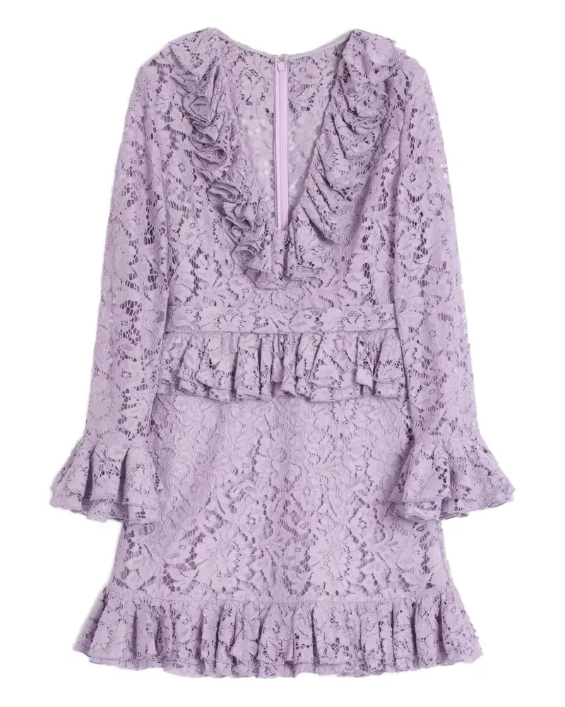 Valentino Garavani Minikleid aus schwerer Spitze - Violett Violett