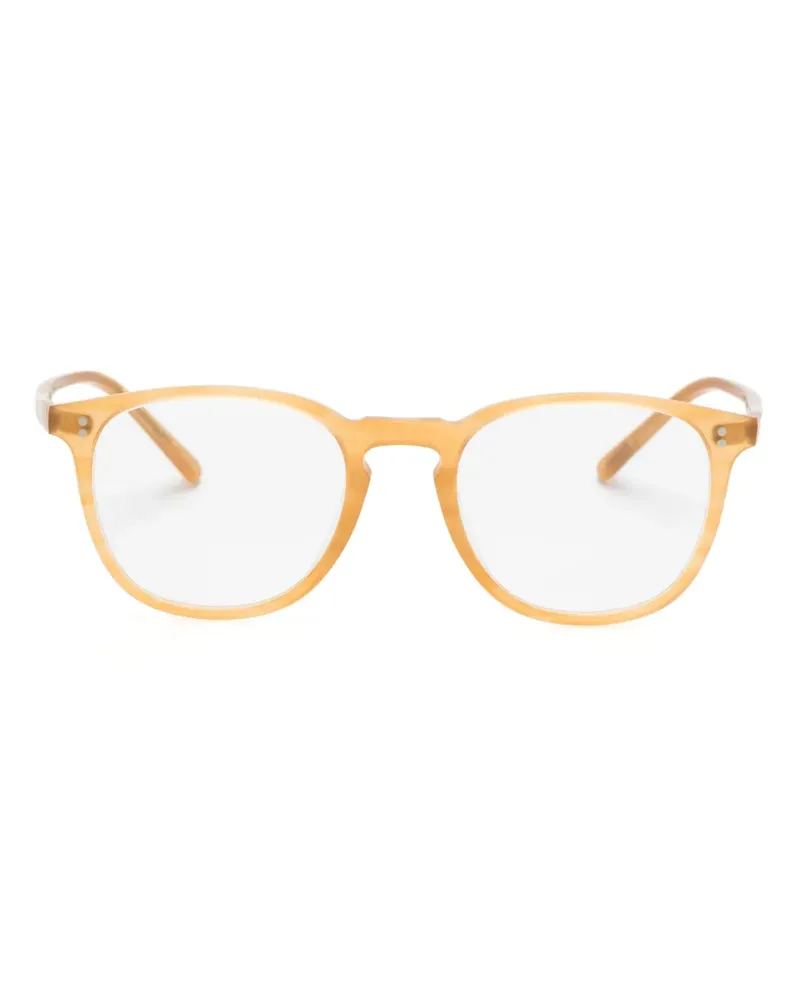 Oliver Peoples Finley 1993 Brille mit rundem Gestell - Gelb Gelb