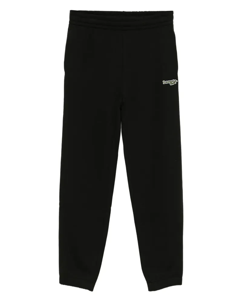 Lacoste Jogginghose mit Logo-Stickerei - Schwarz Schwarz