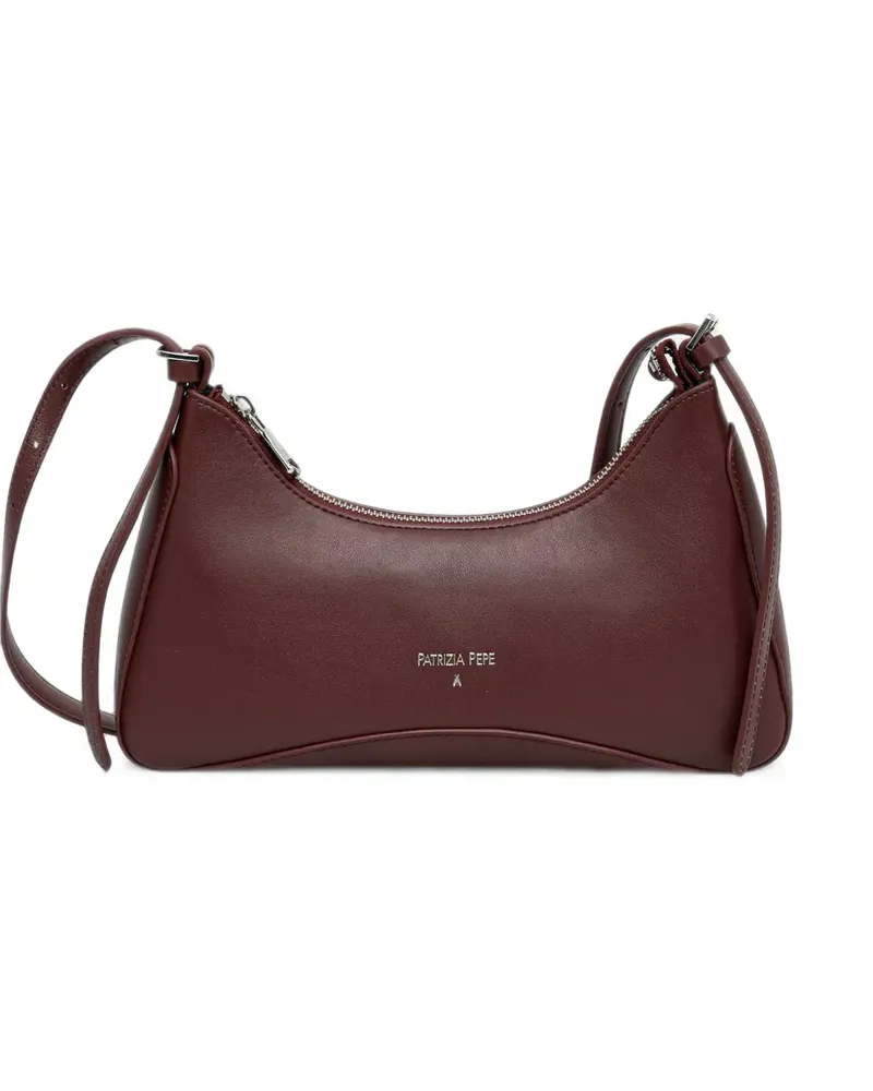 Patrizia Pepe logo-print zip-up tote bag - Rot Rot
