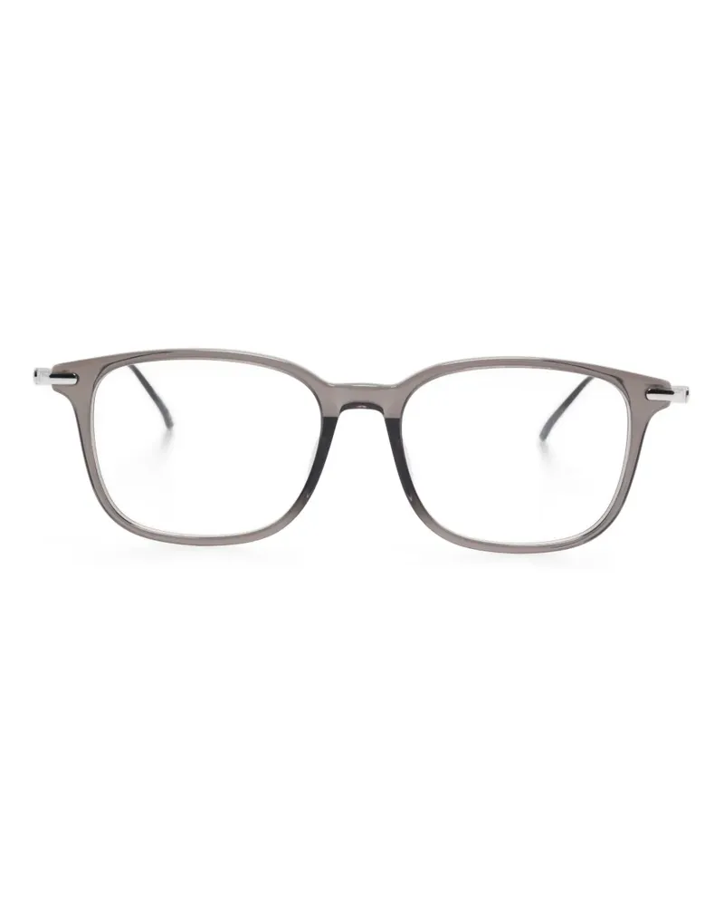 Montblanc Brille mit eckigem Gestell - Schwarz Schwarz