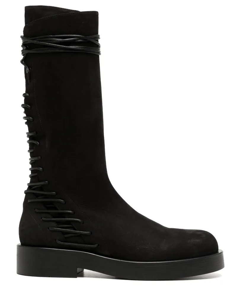 Ann Demeulemeester Mick Schnürstiefel Schwarz