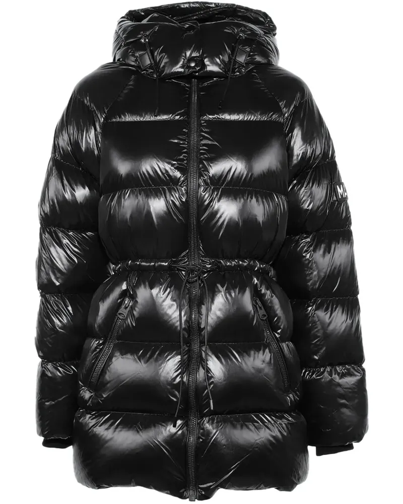 Mackage Gesteppter Kapuzenmantel - Schwarz Schwarz