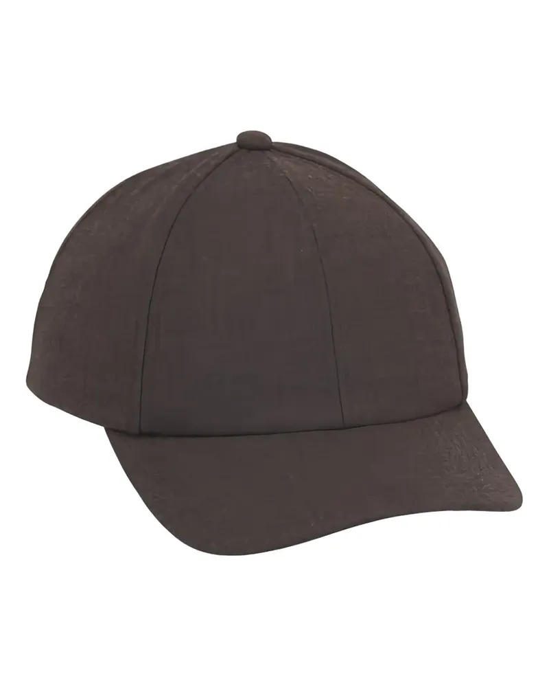 Wahts Baseballkappe mit Logo-Etikett - Braun Braun