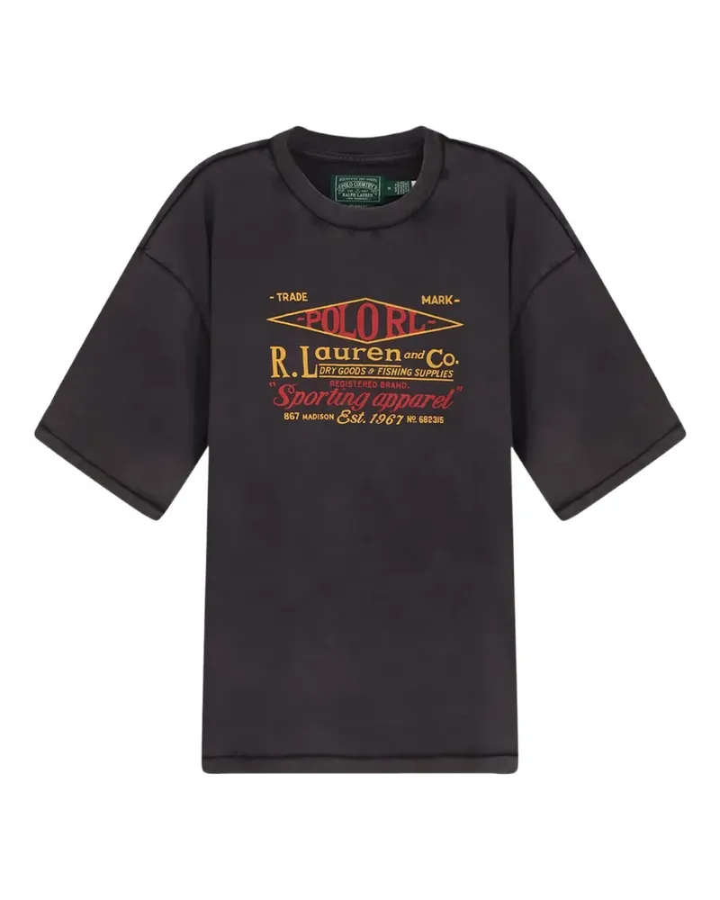 Ralph Lauren T-Shirt mit lockerem Schnitt - Schwarz Schwarz