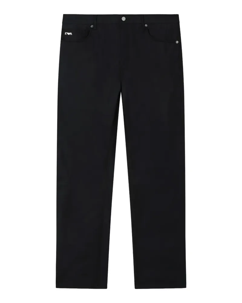 Emporio Armani Hose im Five-Pocket-Design - Schwarz Schwarz