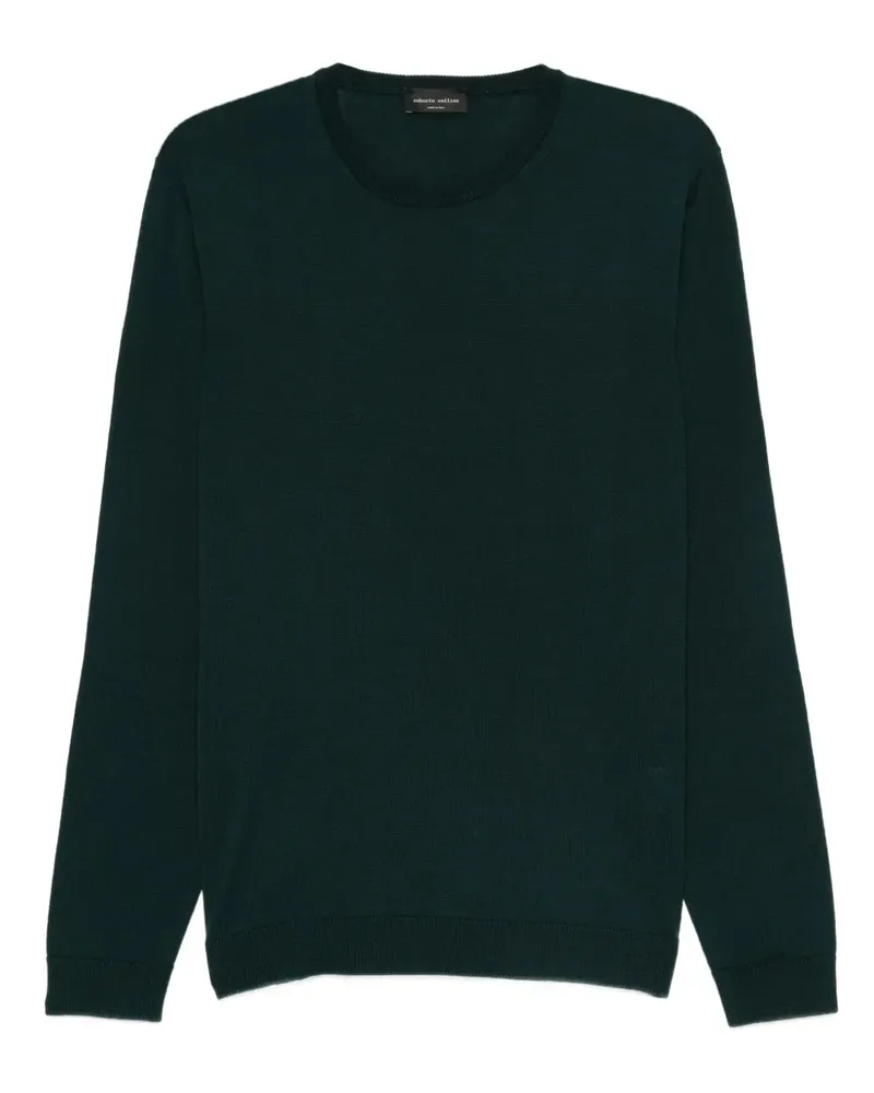 Roberto Collina Pullover mit Rundhalsausschnitt - Grün Grün