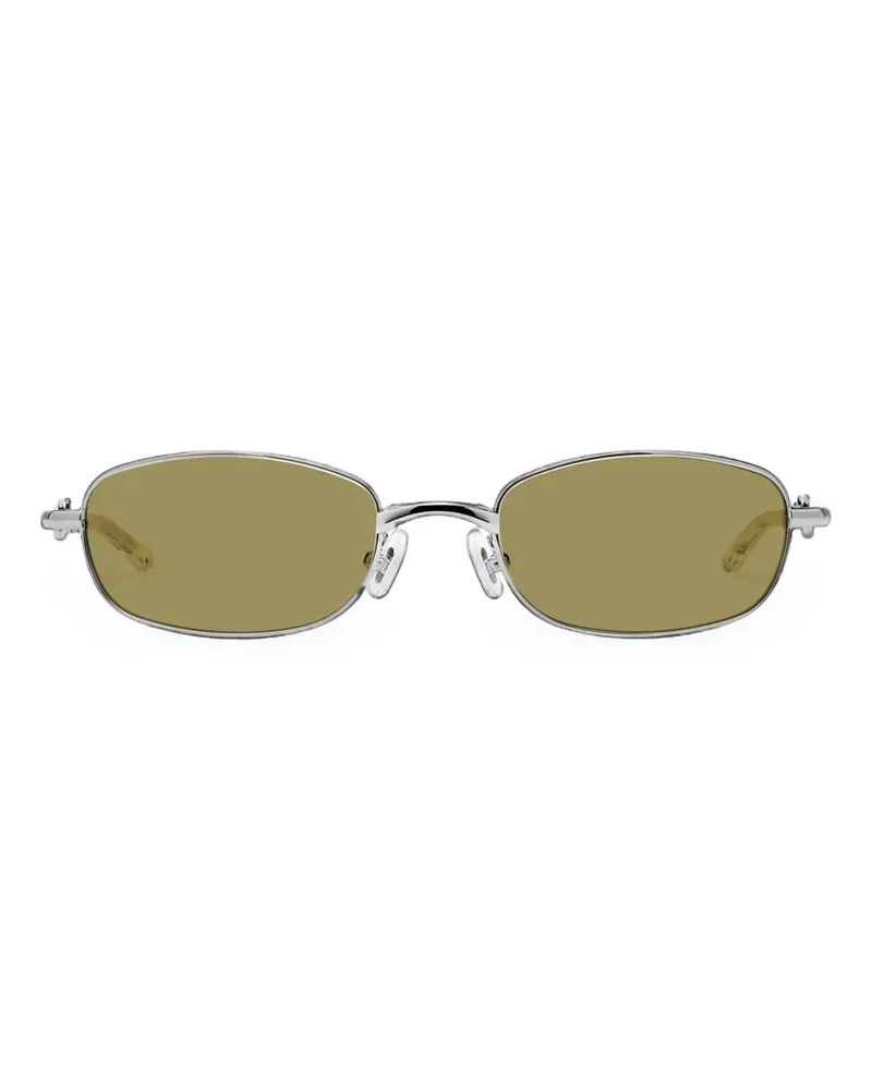 Gentle Monster Eckige Mori Sonnenbrille - Silber Silber