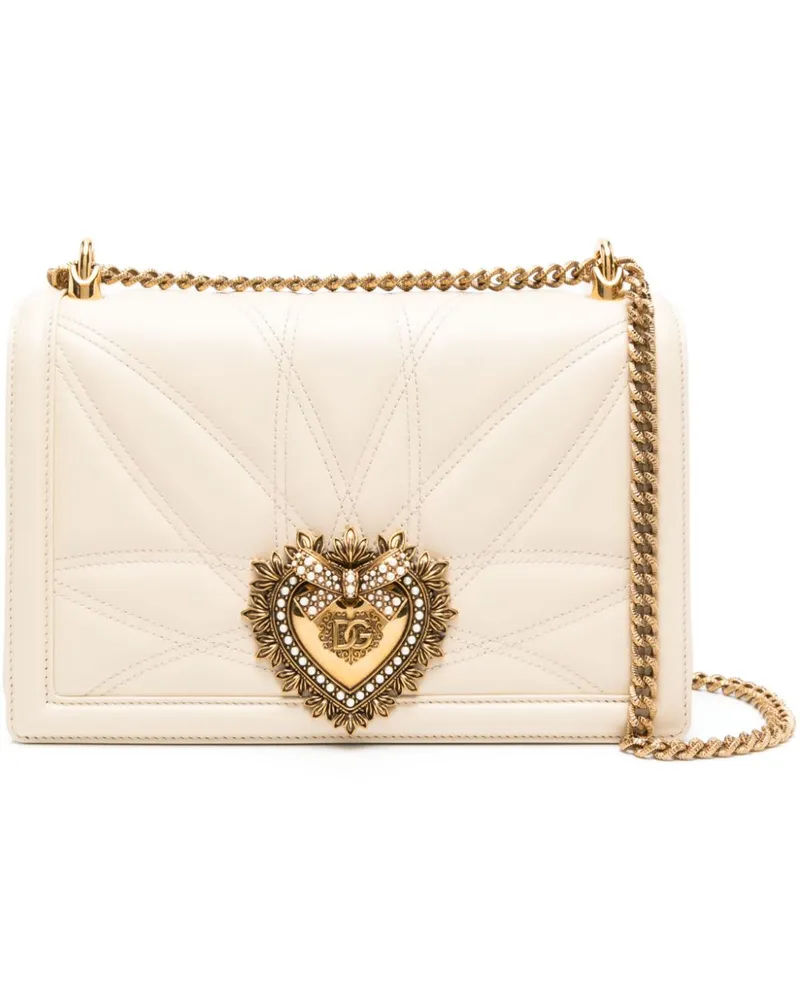 Dolce & Gabbana Große 'Devotion' Schultertasche - Nude Nude