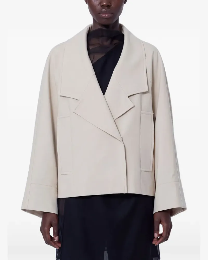 SPORTMAX Jacke mit Reverskragen - Nude Nude