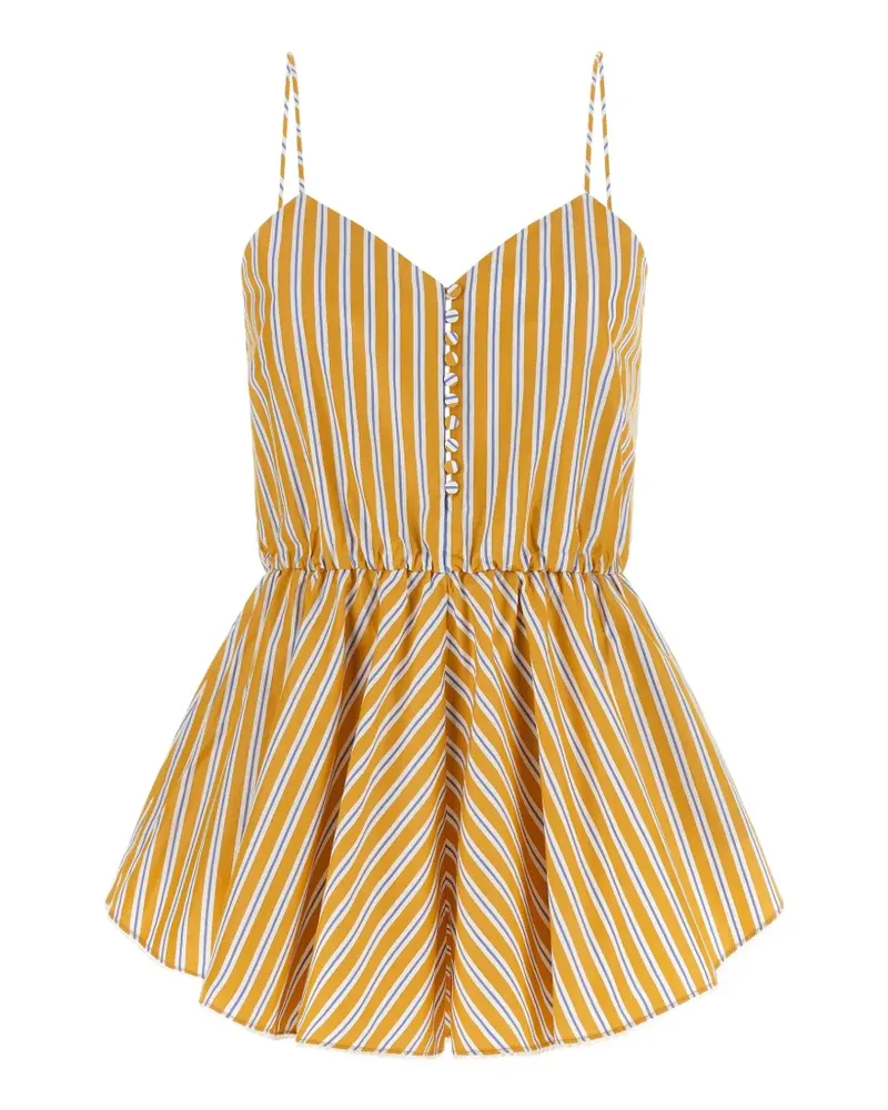 ANDAMANE Celeste striped playsuit - Gelb Gelb