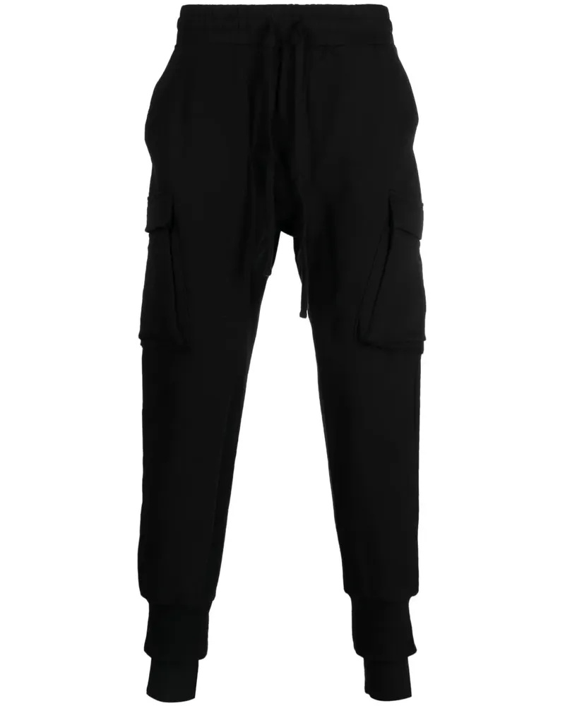 THOM KROM Jogginghose mit aufgesetzten Taschen - Schwarz Schwarz