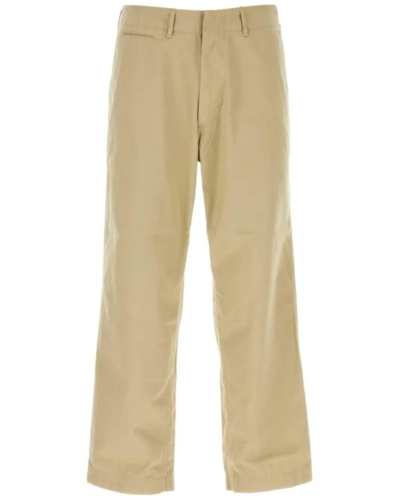 nanamica Gerade Hose mit verdecktem Verschluss - Nude Nude