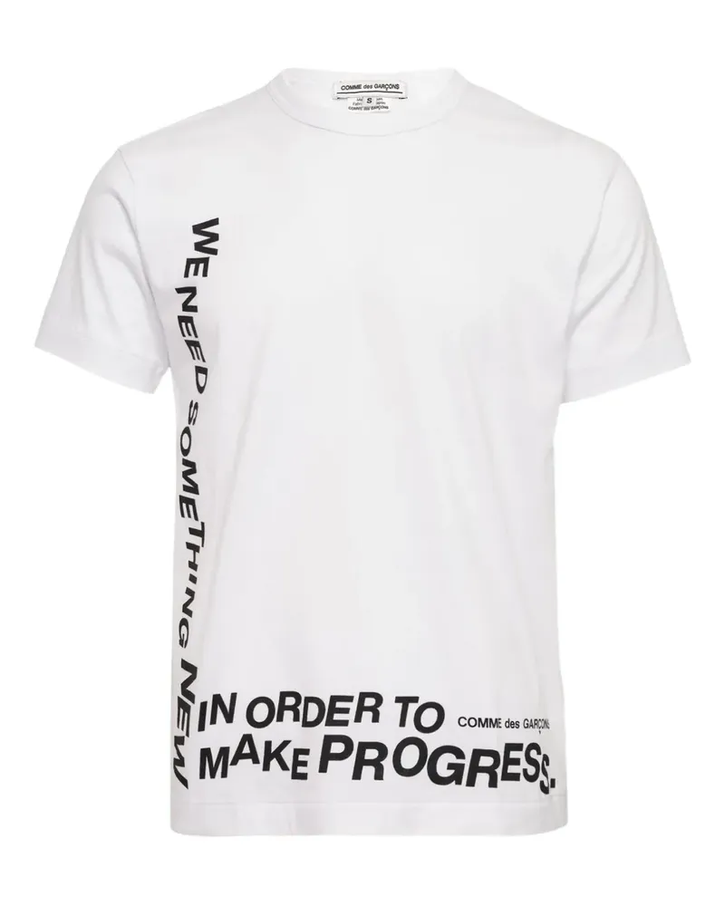 Comme des Garçons cotton T-shirt - Weiß Weiß