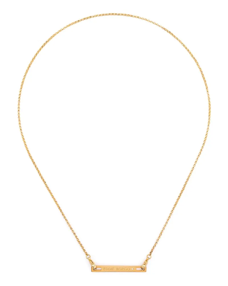 Eddie Borgo safety chain necklace - Gold Gold