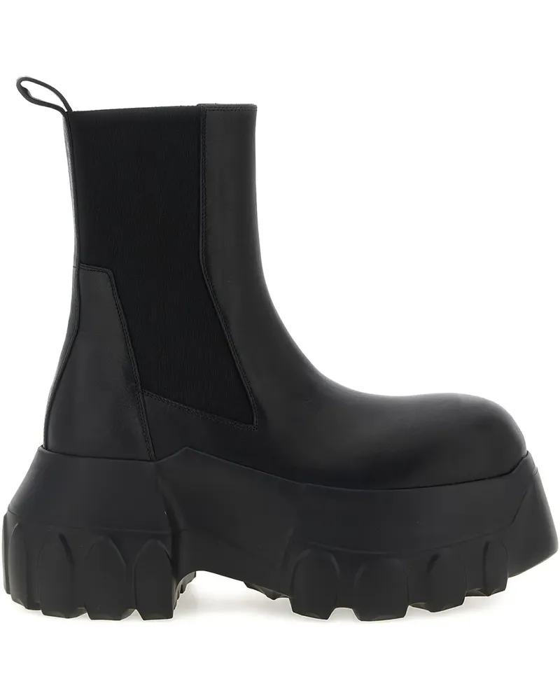 Rick Owens Mega Tractor Stiefeletten - Schwarz Schwarz