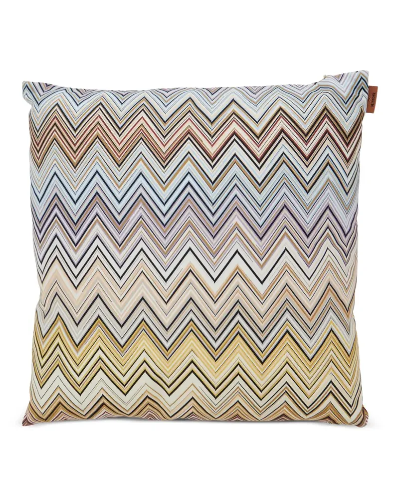Missoni Home zigzag-pattern cushion (40cm x 40cm) - Braun Braun