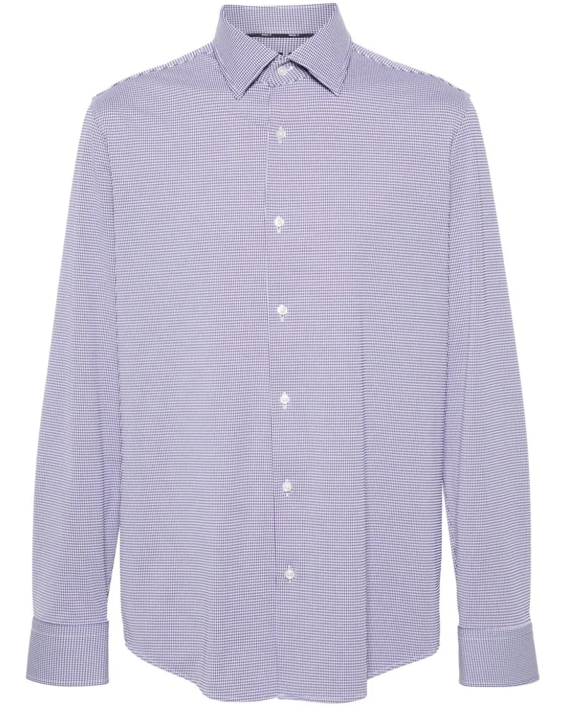 HUGO BOSS Hemd mit Karomuster - Blau Blau